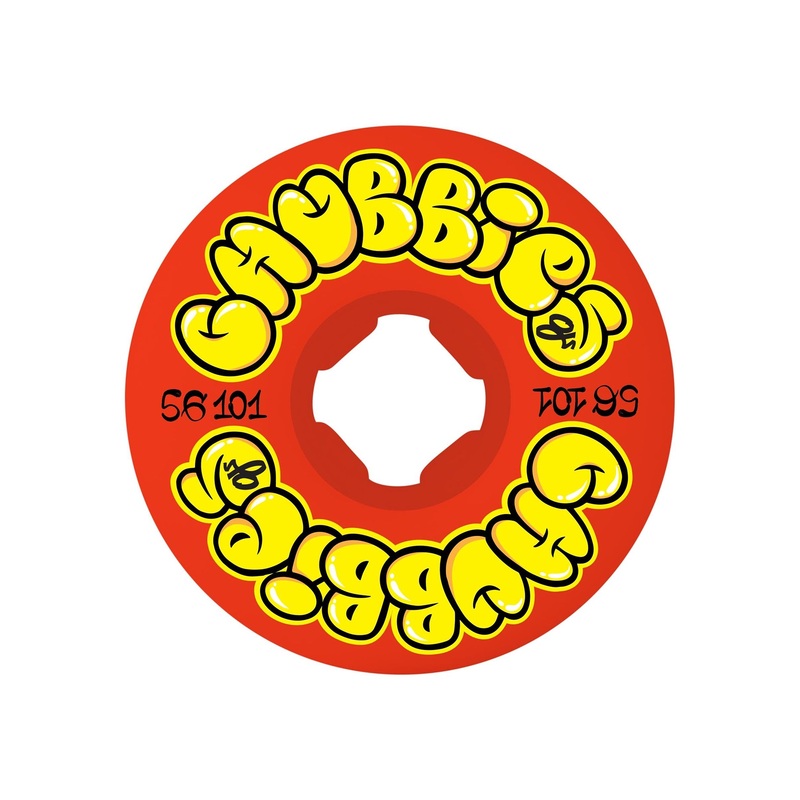 Throw Ups Chubbies Red Skateboard Wheels