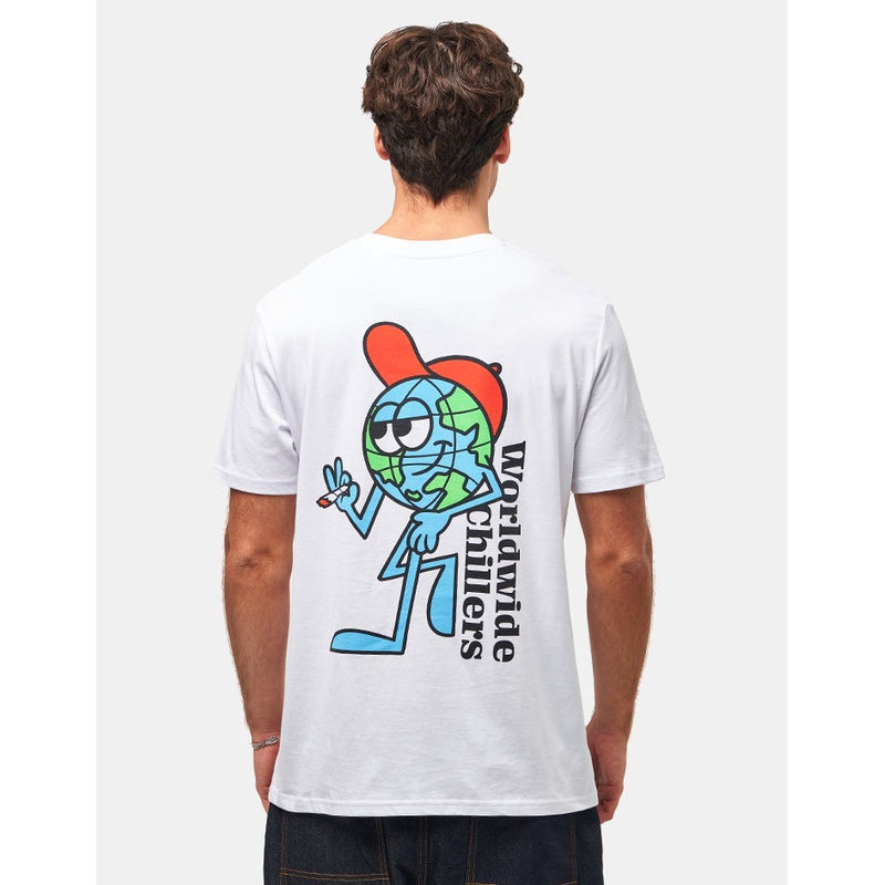Worldwide Chillers Organic T-Shirt – White
