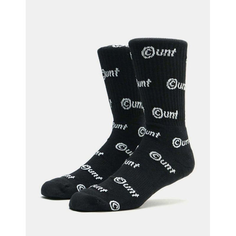 C-UNT Crew Socks – Black|One Size