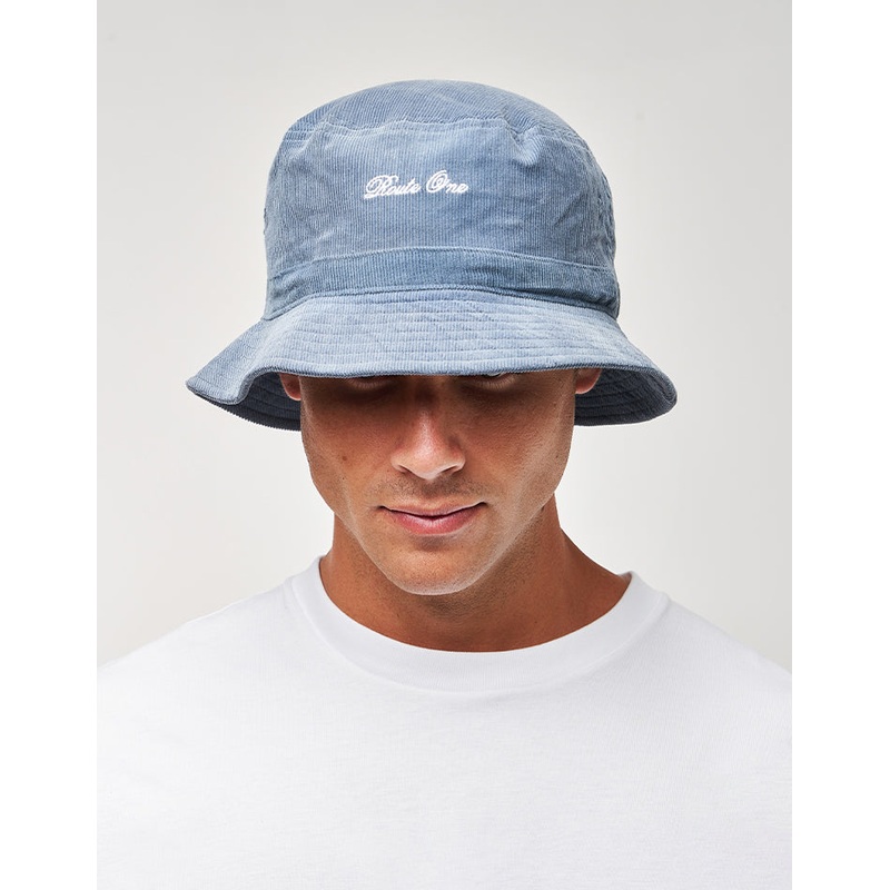 Script Cord Bucket Hat – Air Force Blue