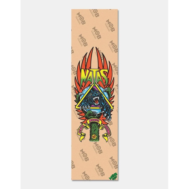 MOB x Santa Cruz Natas Panther 9 Graphic Grip Tape Sheet