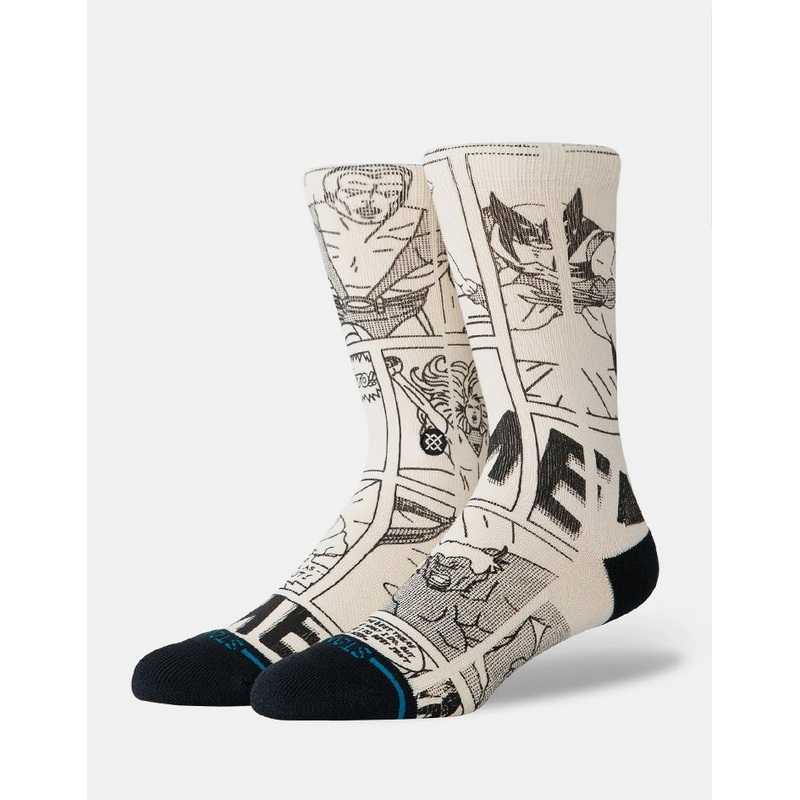 Stance x Marvel Comics Goods vs Bad Crew Socks – Black/White