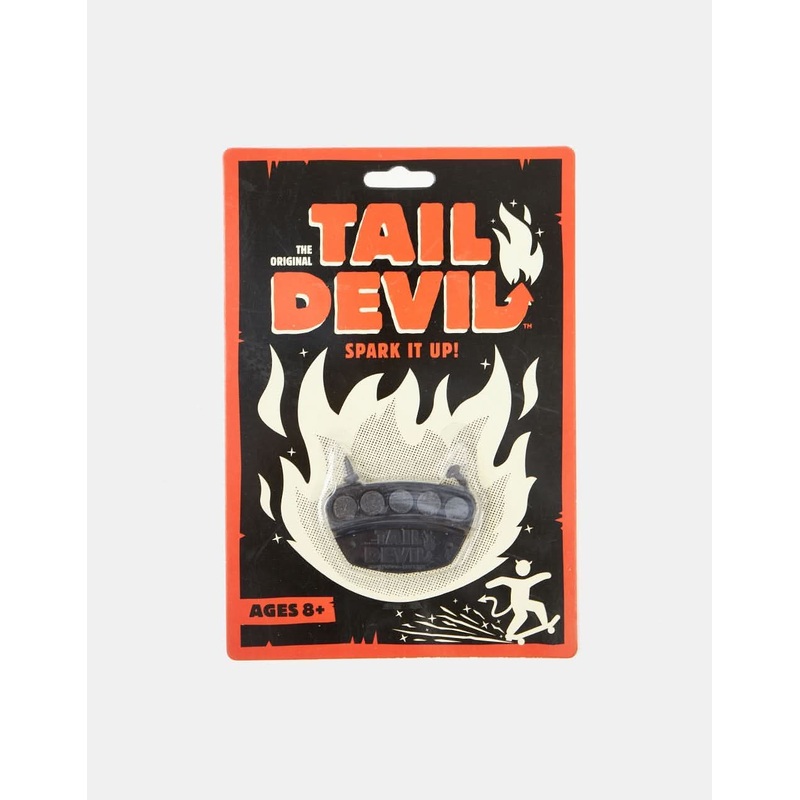 Tail Devil Skateboard Spark Plate – Black/Black