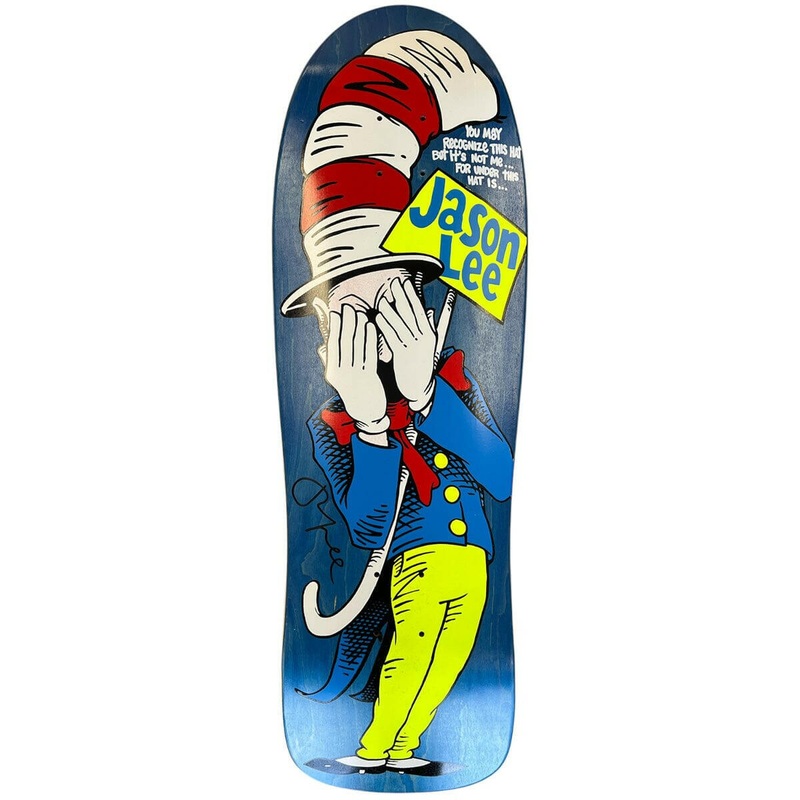 Prime – Jason Lee Cat In The Hat #23/50 9.75 Reissue Skateboard Deck