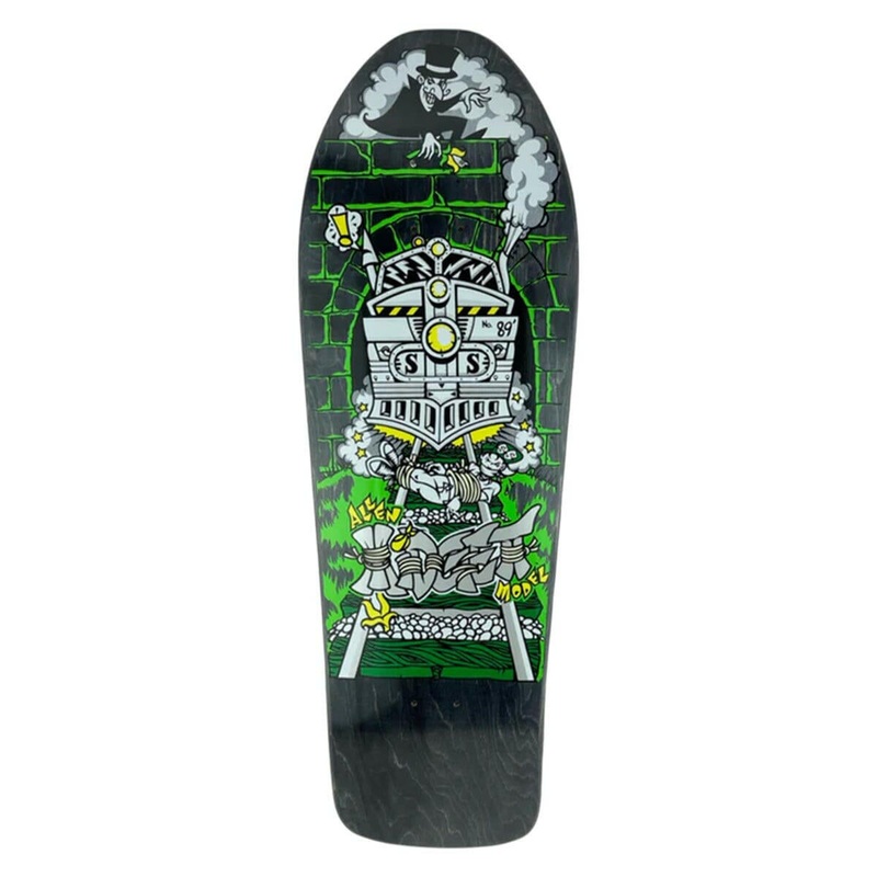 Schmitt Stix – Allen Midgette Magic Train Black 9.5 Reissue Skateboard Deck