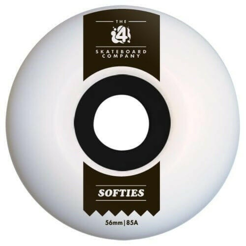 4 Skateboard Co – Softies 56MM 85A Skateboard Wheels