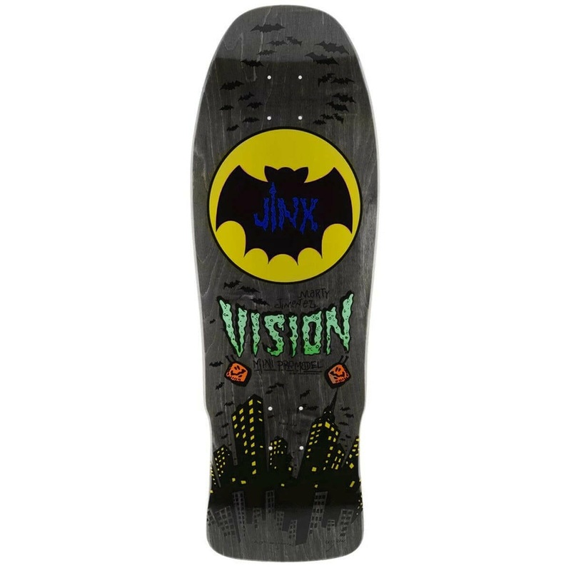 Vision – Marty ‘Jinx’ Jimenez Mini Modern Black Stain 9.5 Reissue Skateboard Deck