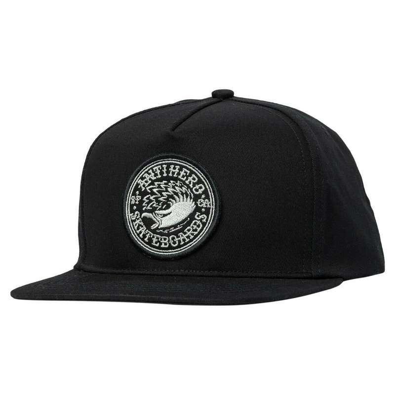 Anti Hero – Eagle Round Snapback Black/Charcoal