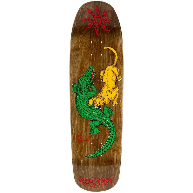 Welcome – Jake Yanko Swamp Fight on Panther Brown 9.0 Skateboard Deck