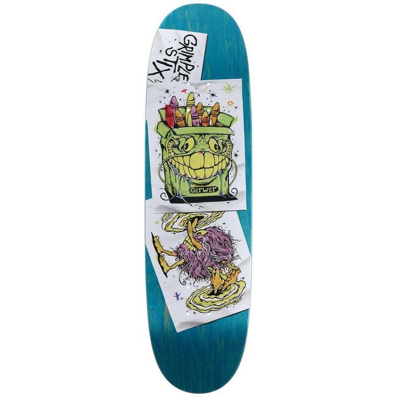 Anti Hero – Frank Gerwer Grimplestix Coloring Book 8.75 Skateboard Deck