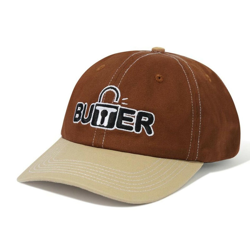 Butter Goods – Lock 6 Panel Cap Oak/Tan
