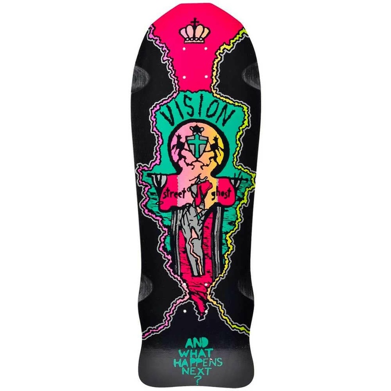 Vision – Street Old Ghost Black Dip 9.75 Reissue Skateboard Deck