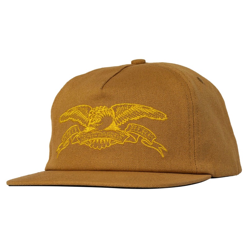 Anti Hero – Basic Eagle Snapback Brown/Gold