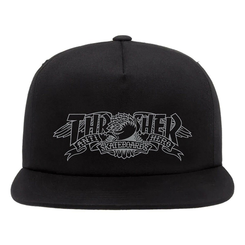 Thrasher – Anti Hero Mag Banner Snapback Black