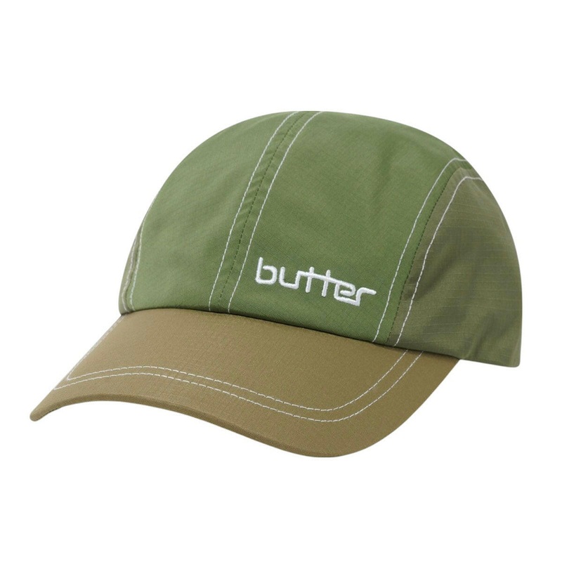 Butter Goods – Primary 4 Panel Cap Green/Tan