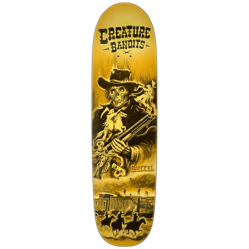 Creature – Kevin Baekkel Bandits 8.5 Skateboard Deck