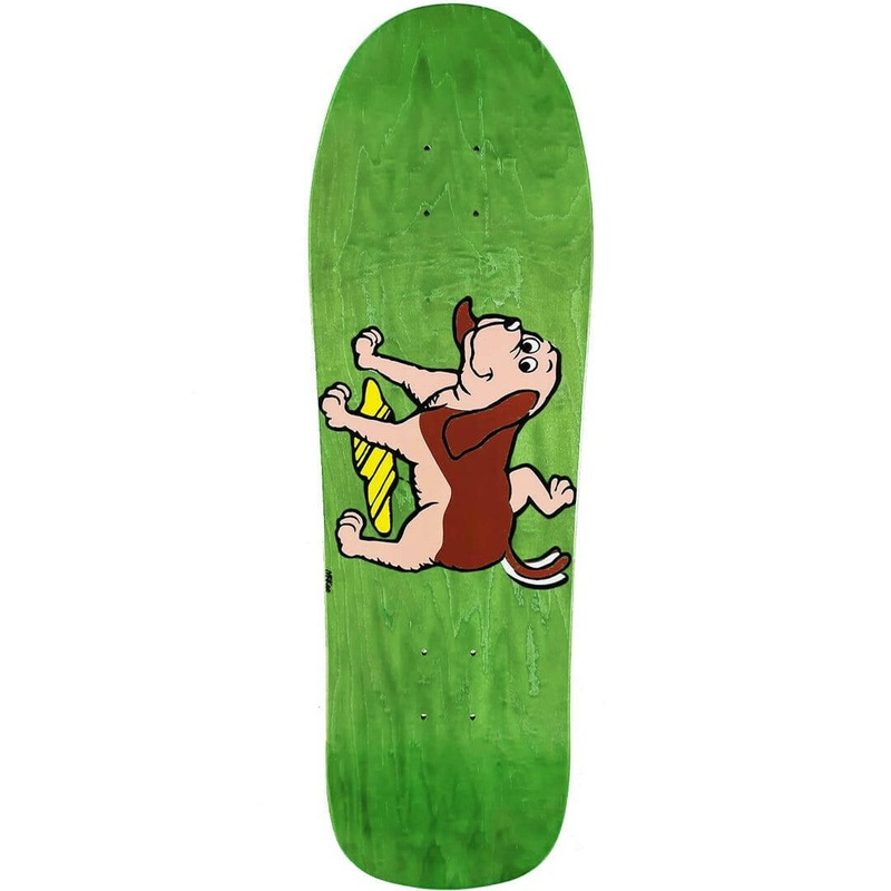 Prime – Marc McKee Sticker-O-Rama Dog Pee Green 9.75 Skateboard Deck