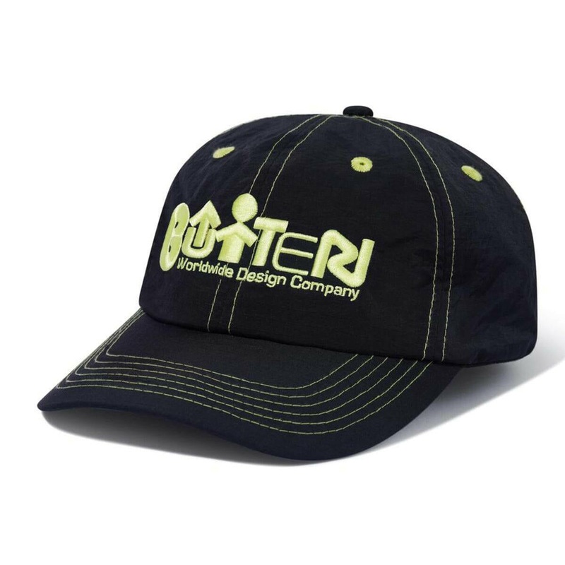 Butter Goods – Design 6 Panel Cap Black