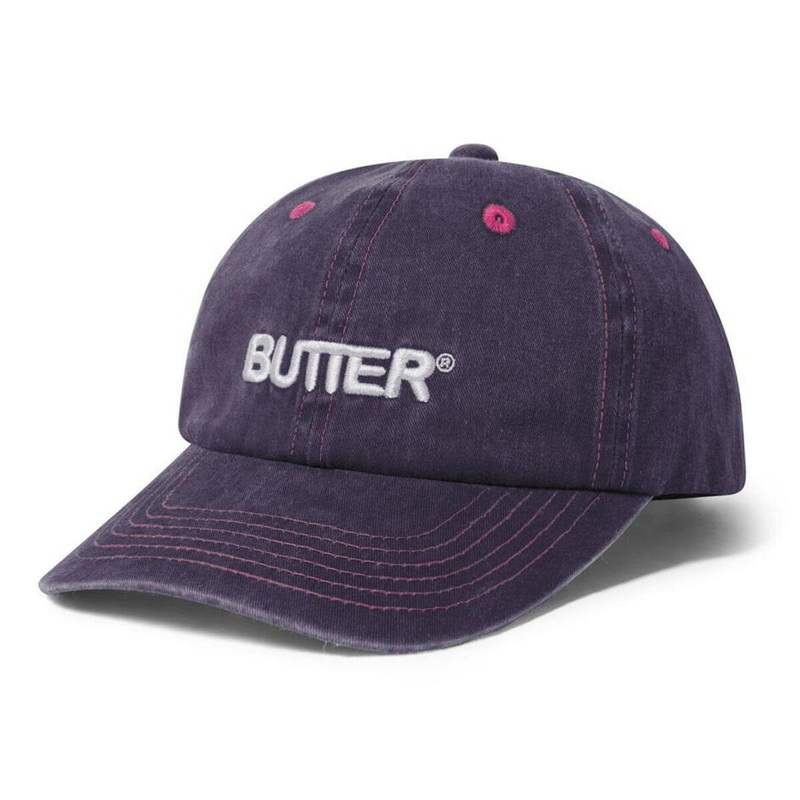 Butter Goods – Rounded Logo 6 Panel Cap Dusk