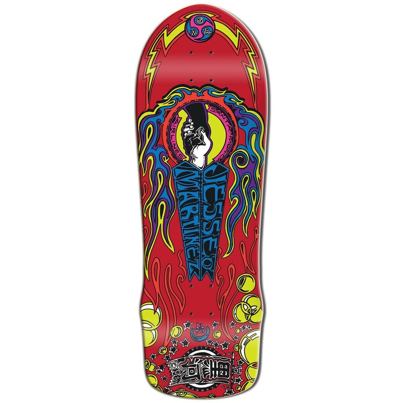 SMA – Jesse Martinez Handshake Red 10.0 Reissue Skateboard Deck