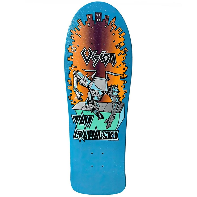Vision – Tom Groholski Robot LTD Blue 9.5 Reissue Skateboard Deck