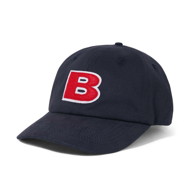 Butter Goods – B Logo 6 Panel Cap Navy