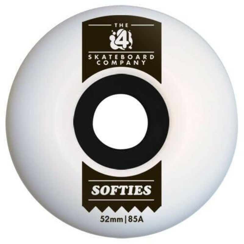 4 Skateboard Co – Softies 52MM 85A Skateboard Wheels