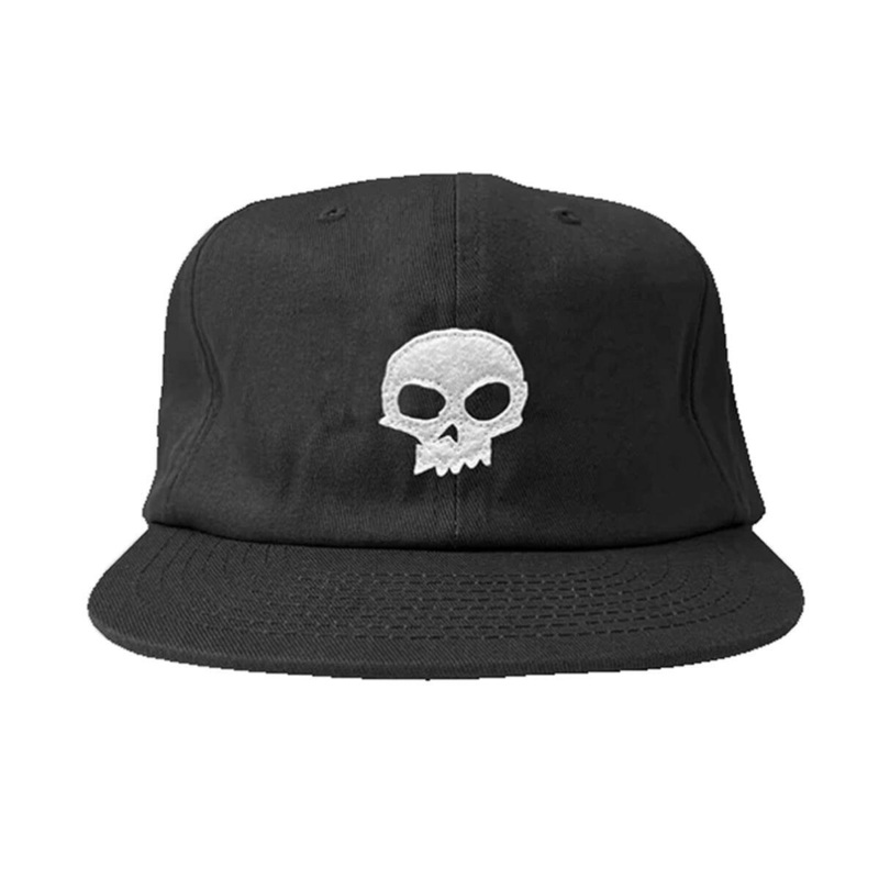 Zero – Skull Applique Cap Black/White