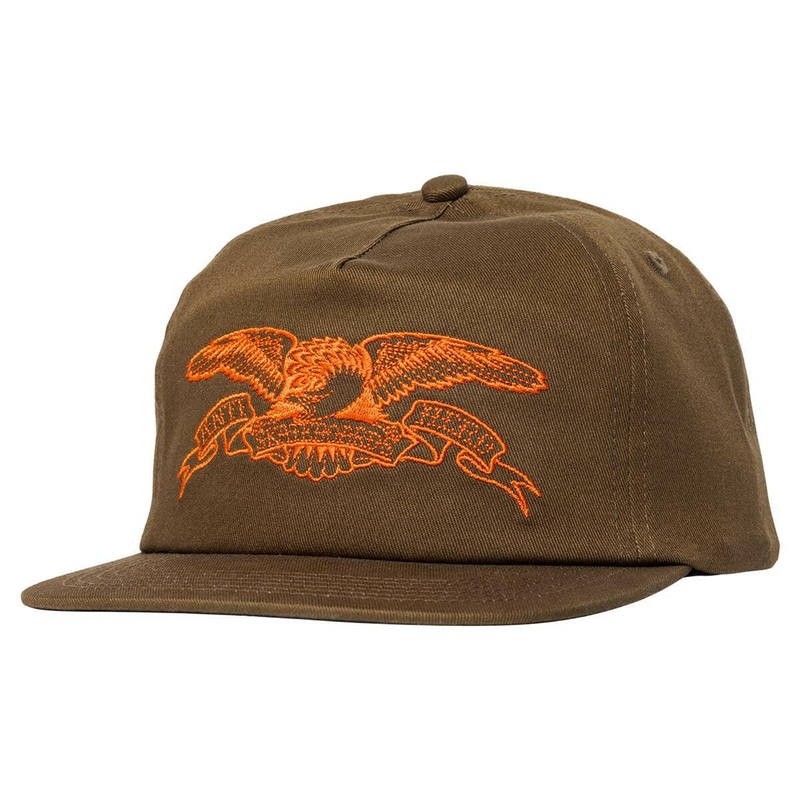 Anti Hero – Basic Eagle Snapback Brown/Orange