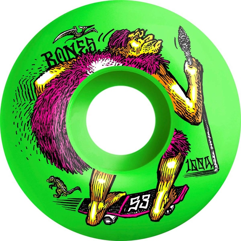 Bones – OG Formula NEONderthal 53MM 100A V4 Skateboard Wheels