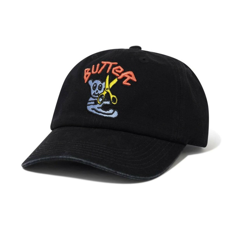 Butter Goods – Bear 6 Panel Cap Black