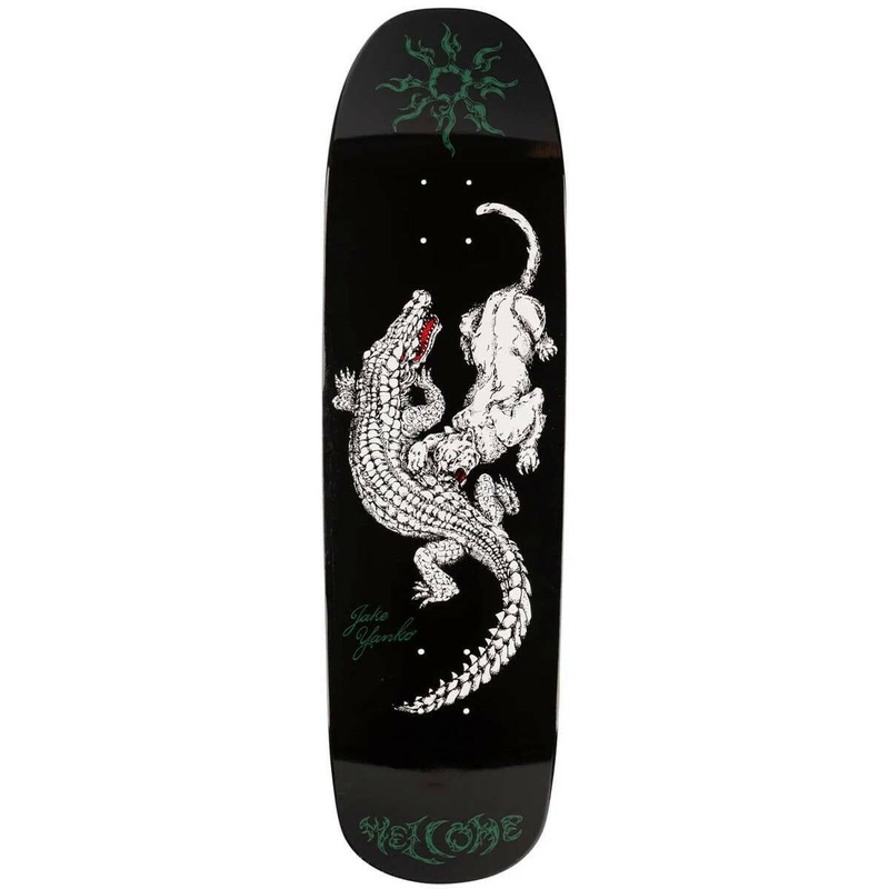 Welcome – Jake Yanko Swamp Fight on Panther Black 9.0 Skateboard Deck