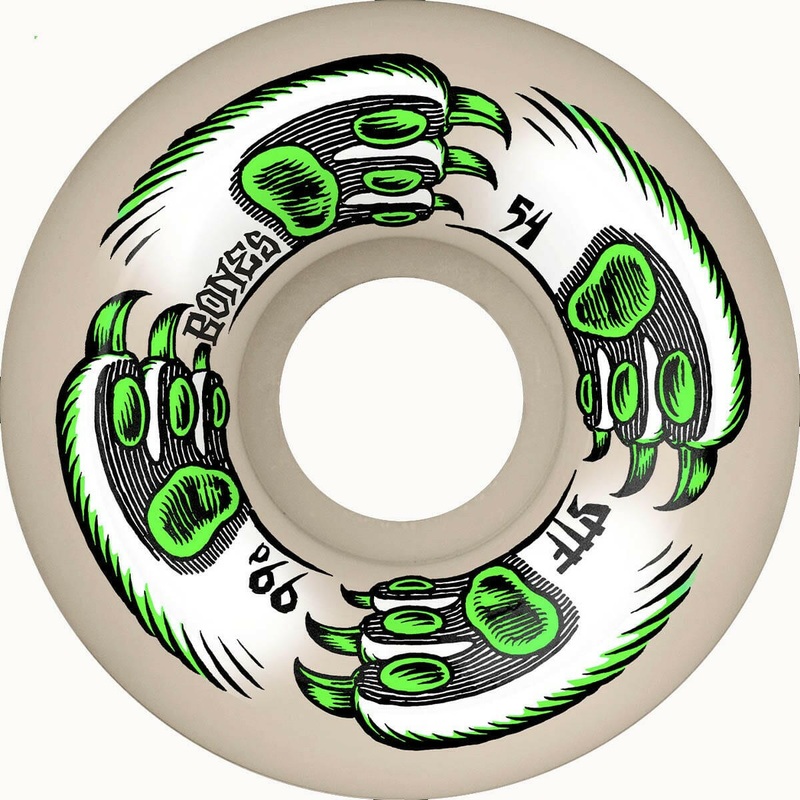 Bones – Kitty Twister 54MM 99A V5 Sidecut STF Skateboard Wheels