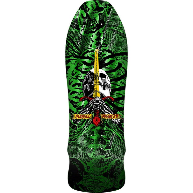 Powell Peralta – Skull & Sword Geegah 9.75 Reissue Skateboard Deck