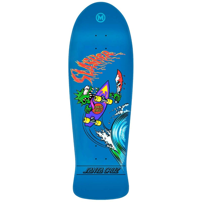 Santa Cruz – Keith Meek OG Slasher Blue 10.1 Reissue Skateboard Deck