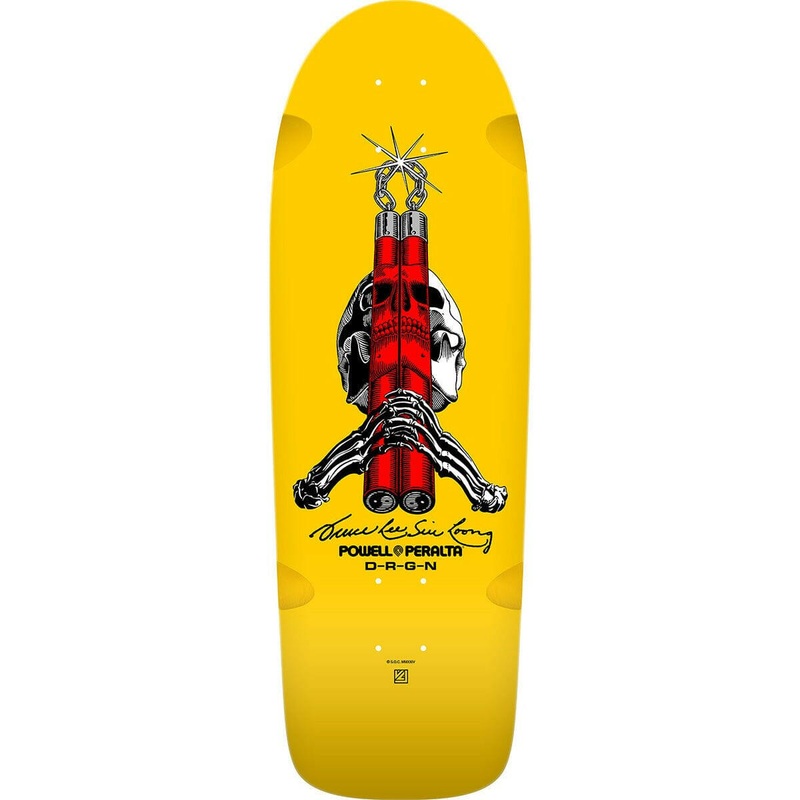 Powell Peralta – Skull & Nunchucks Bruce Lee 10.0 Skateboard Deck