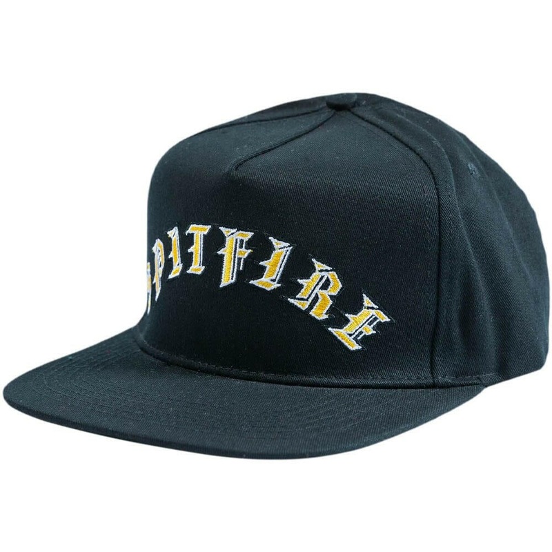 Spitfire – Old E Arch Snapback Black/Gold