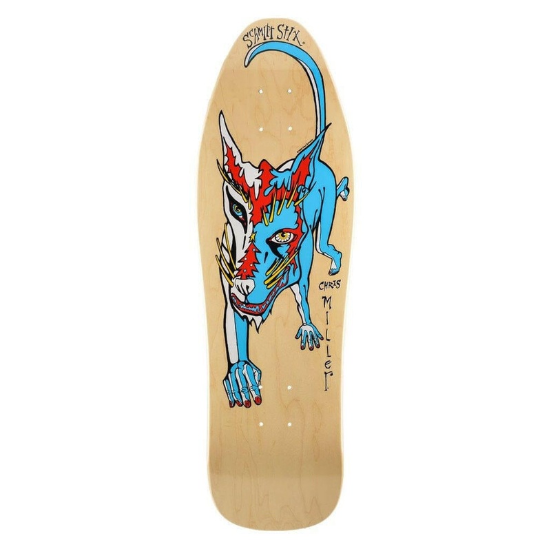 Schmitt Stix – Chris Miller Mini Natural 9.125 Reissue Skateboard Deck
