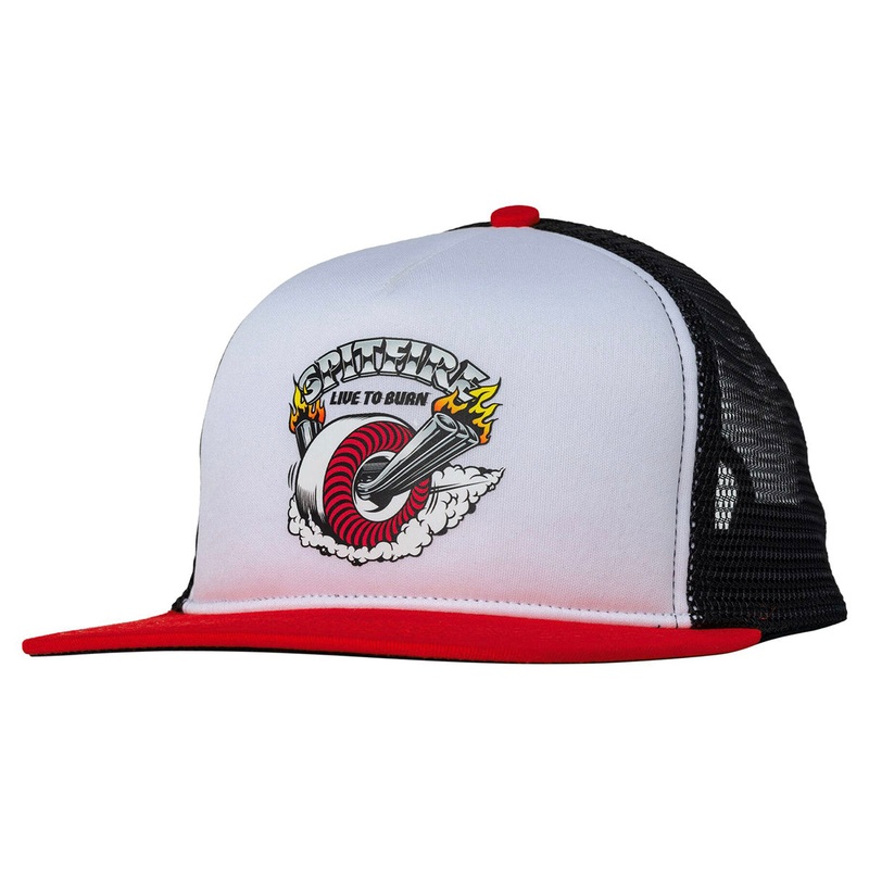 Spitfire – Burnout Trucker White/Red/Black
