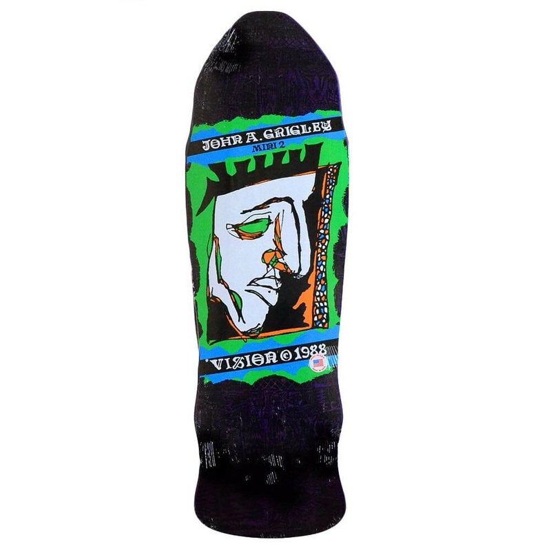 Vision – Grigley II Mini Purple/White 9.25 Reissue Skateboard Deck