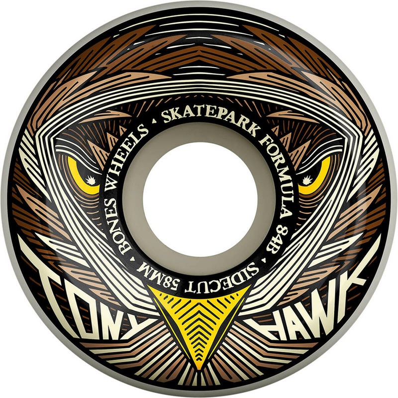 Bones – Hawk Night Hawk 58MM 104A P5 Sidecut SPF Skateboard Wheels