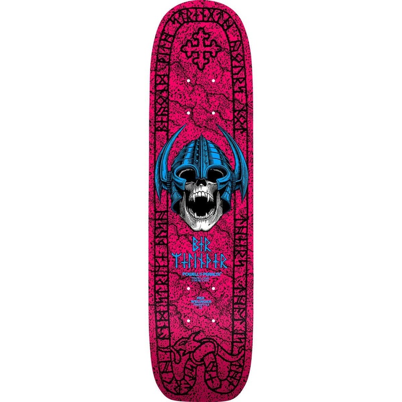 Powell Peralta – Per Welinder Nordic Skull Freestyle Pink 7.25 Reissue Skateboard Deck