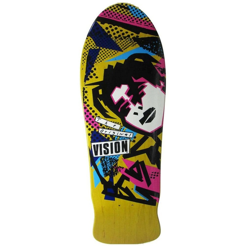 Vision – Original MG Yellow 10.0 Reissue Skateboard Deck