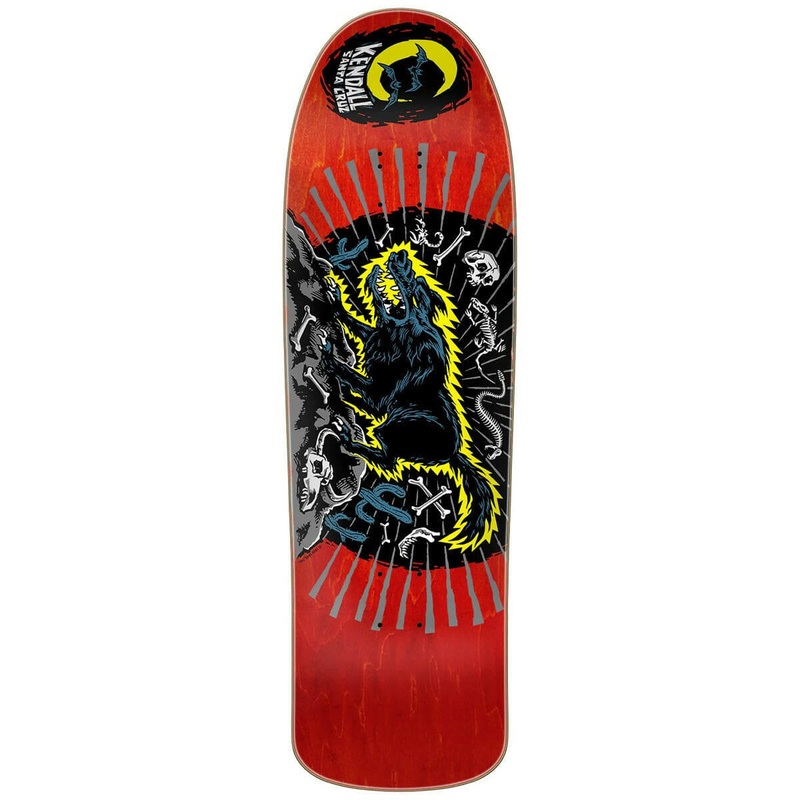 Santa Cruz – Jeff Kendall Wolf 9.28 Reissue Skateboard Deck