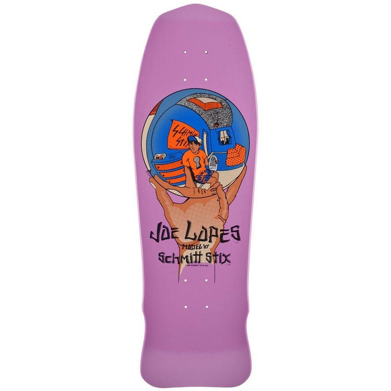 Schmitt Stix – Joe Lopes Crystal Ball 9.875 Reissue Skateboard Deck