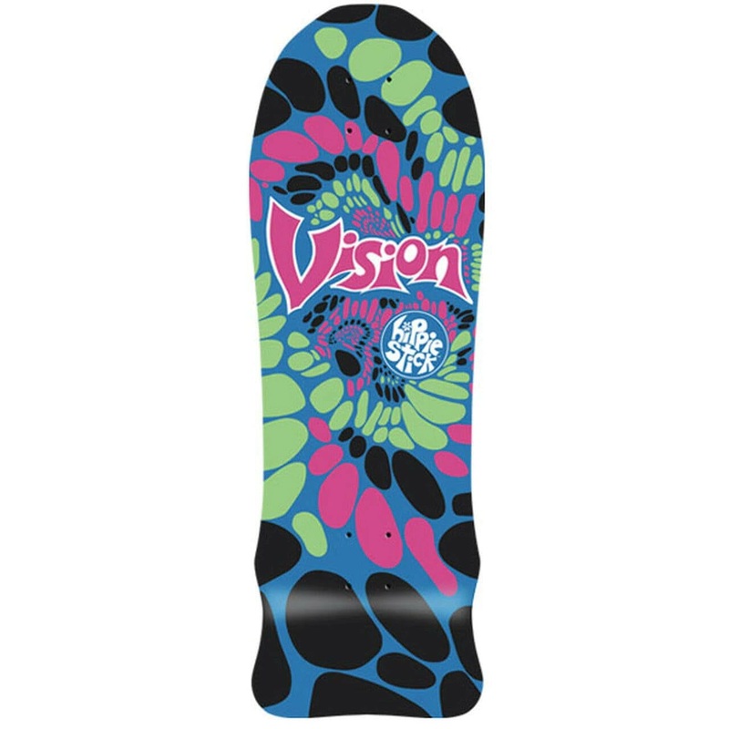 Vision – Hippie Stick Black 10.0 Reissue Skateboard Deck