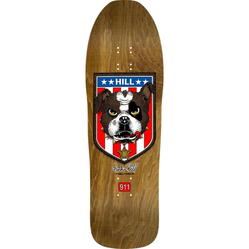 Powell Peralta – Frankie Hill Bulldog Brown 10.0 Reissue Skateboard Deck
