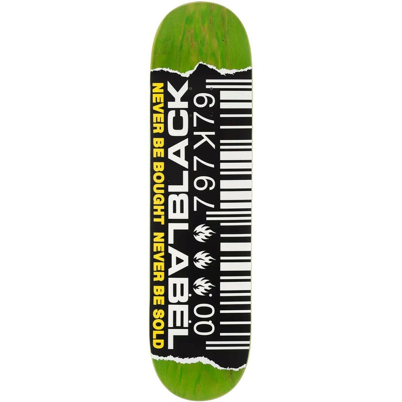 Black Label – Barcode Ripped 8.8 Skateboard Deck