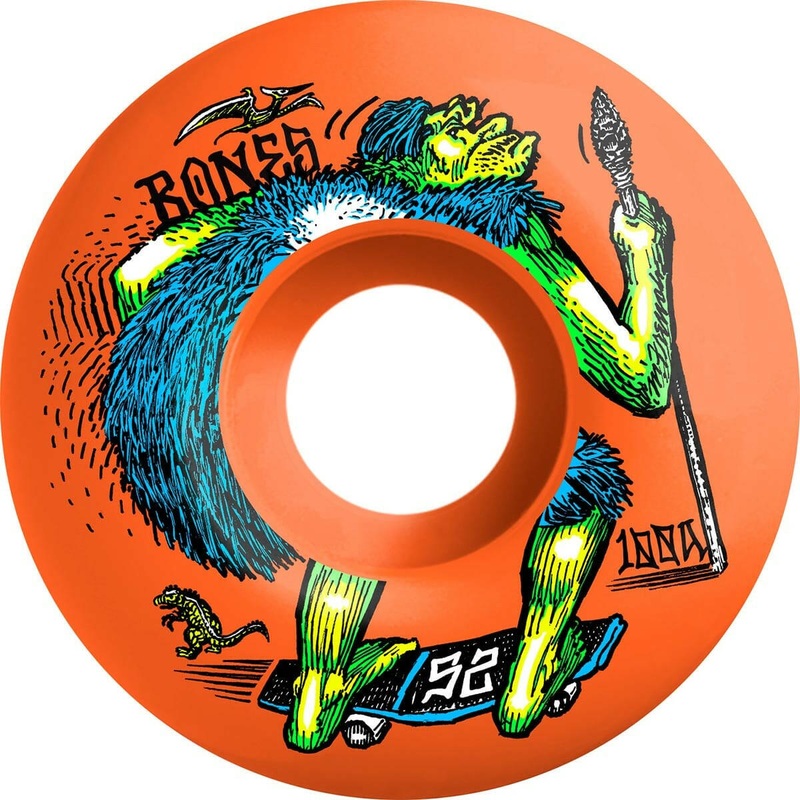 Bones – OG Formula NEONderthal 52MM 100A V4 Skateboard Wheels