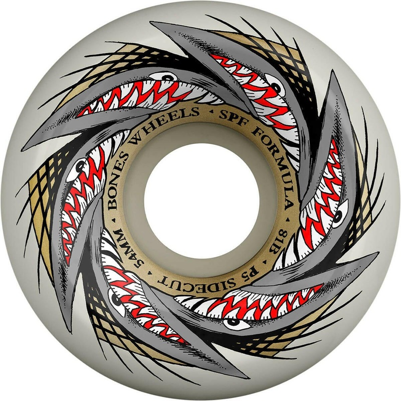 Bones – Sharknado 54MM 81B P5 Sidecut SPF Skateboard Wheels